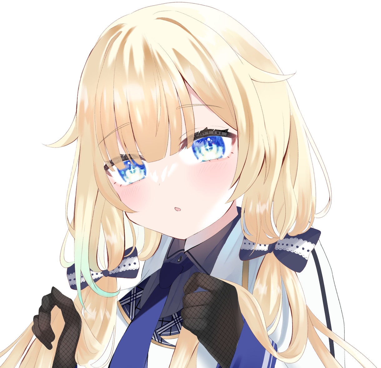 可愛い女の子を描きます キラキラした目を描くのが得意です！ イメージ3