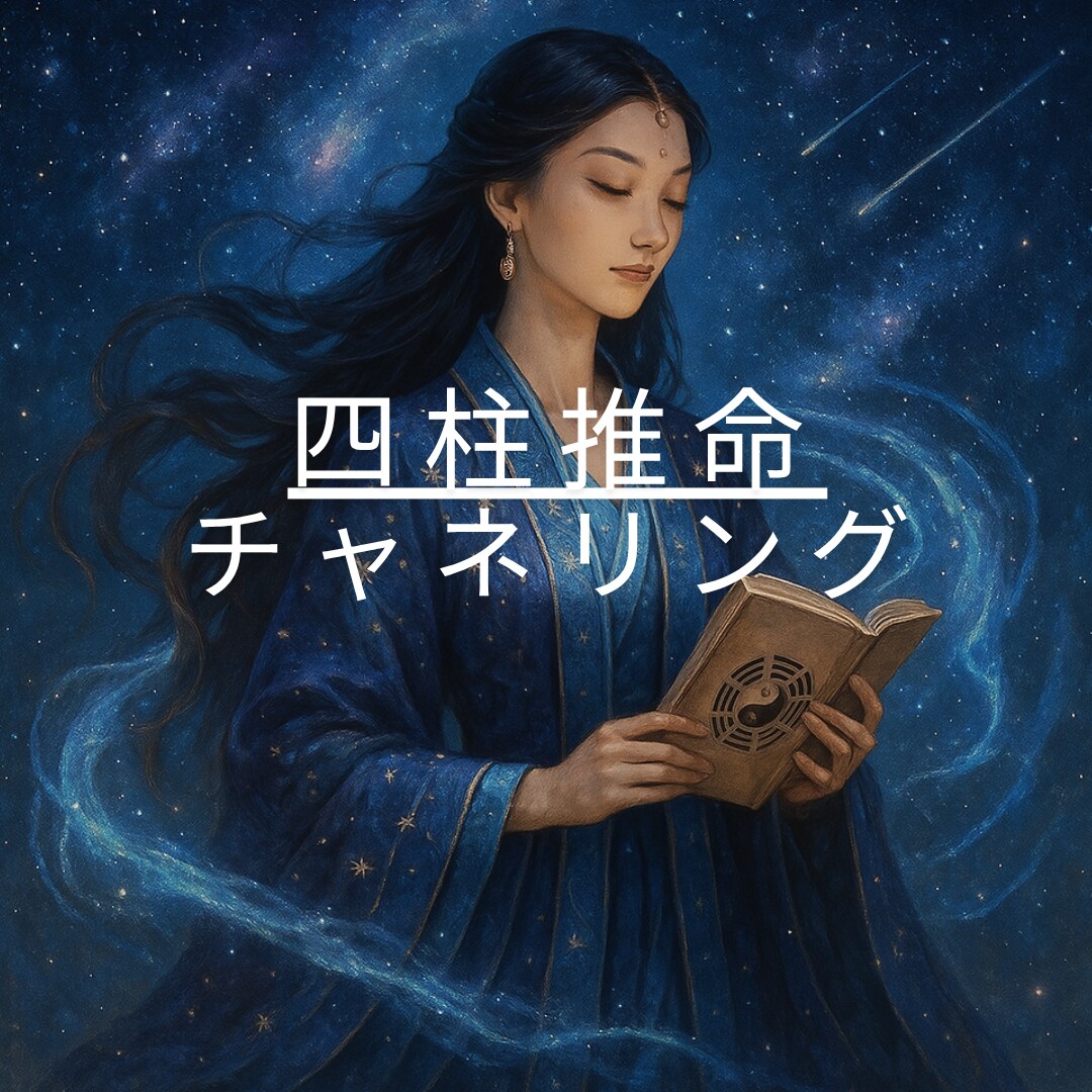 チャネリング四柱推命鑑定書作成します 「宇宙エネルギー四柱推命」で詠む宇宙時間に刻まれたレター イメージ1