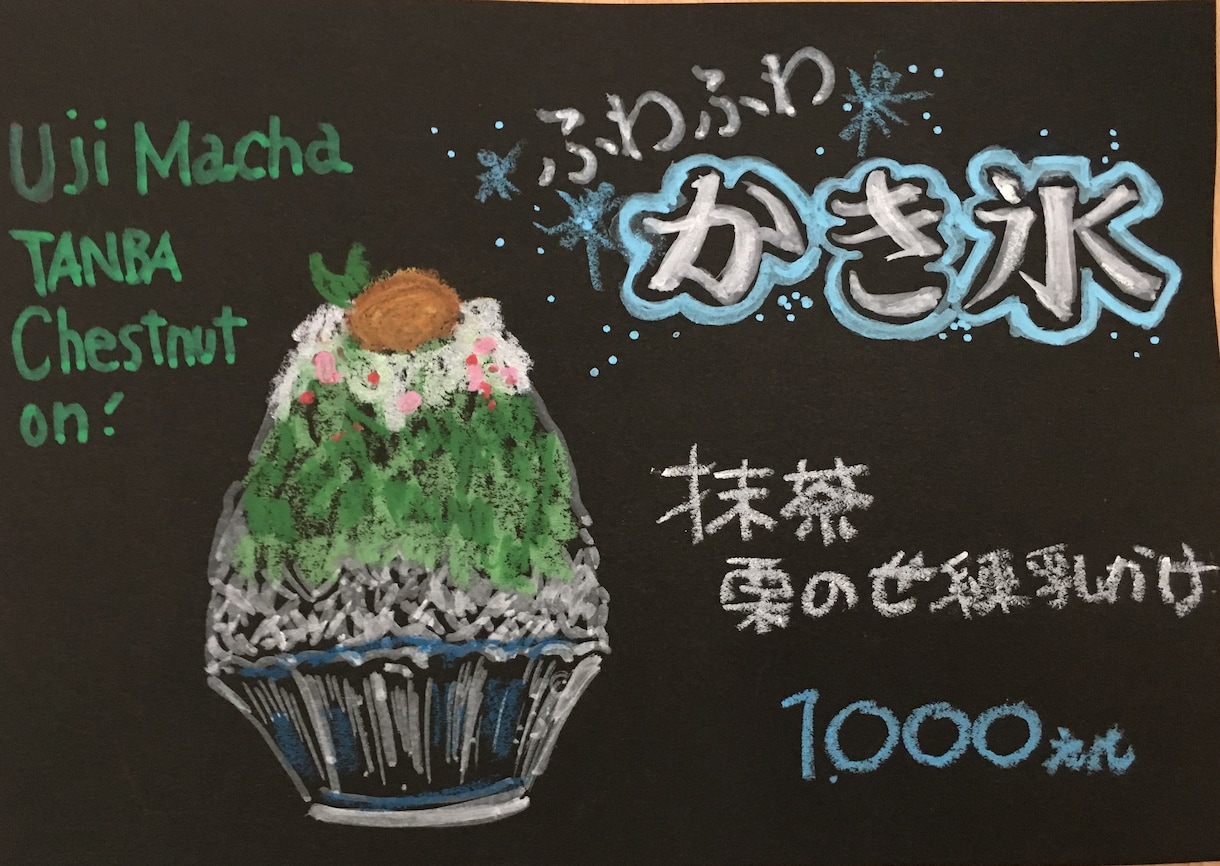 イラスト入りPOPや、人物のイラストなど作成します 大手スーパーでの経験をいかしてPOP作成します イメージ3
