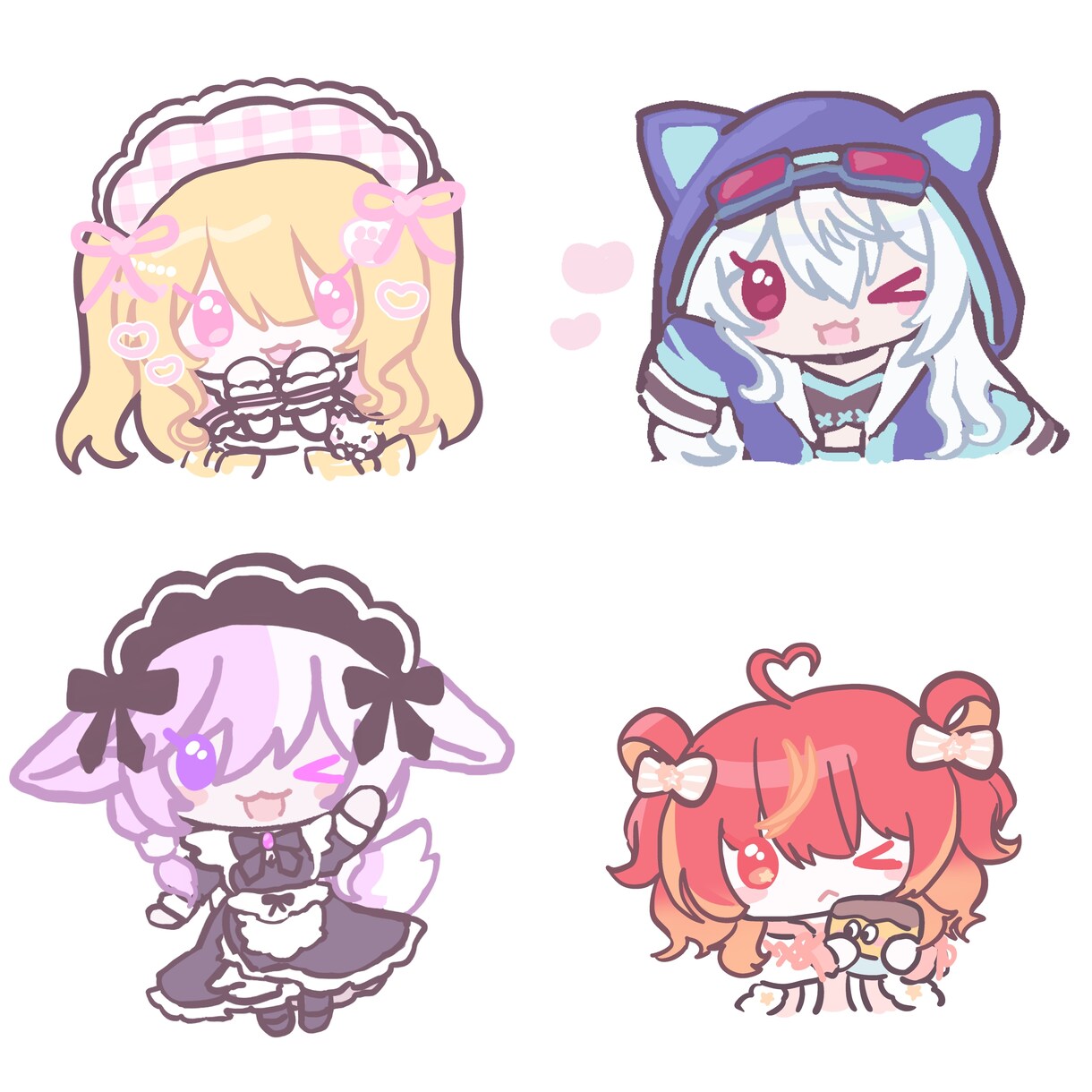 ゆるいデフォルメを作成します LINEスタンプなども可能です! イメージ1