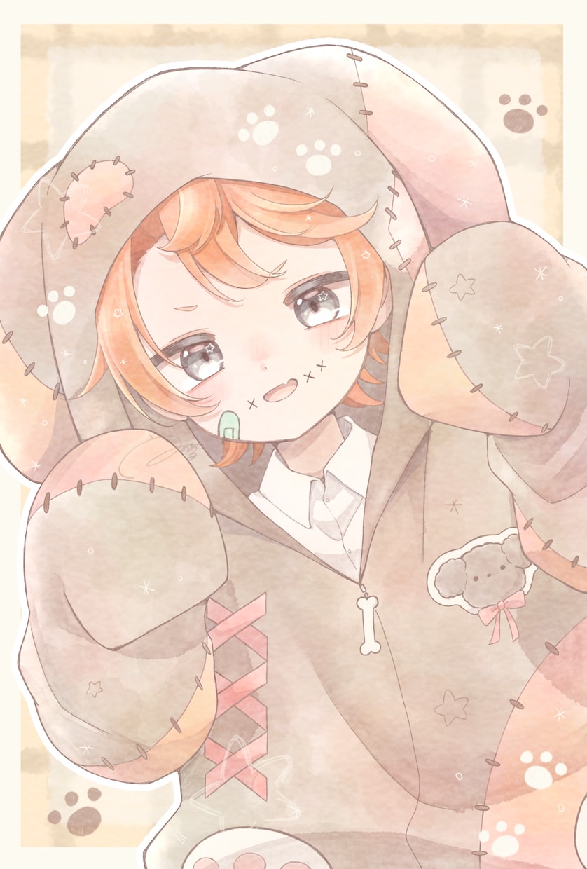 ふんわり優しい雰囲気のイラストを制作します 1枚絵、動画や配信のサムネイル、MVのイラストなど イメージ5