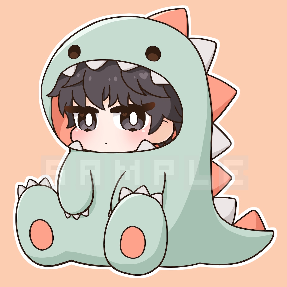 かわいいデフォルメのイラスト描きます アイドルや自分のキャラをかわいいちびキャラにしませんか？ イメージ10