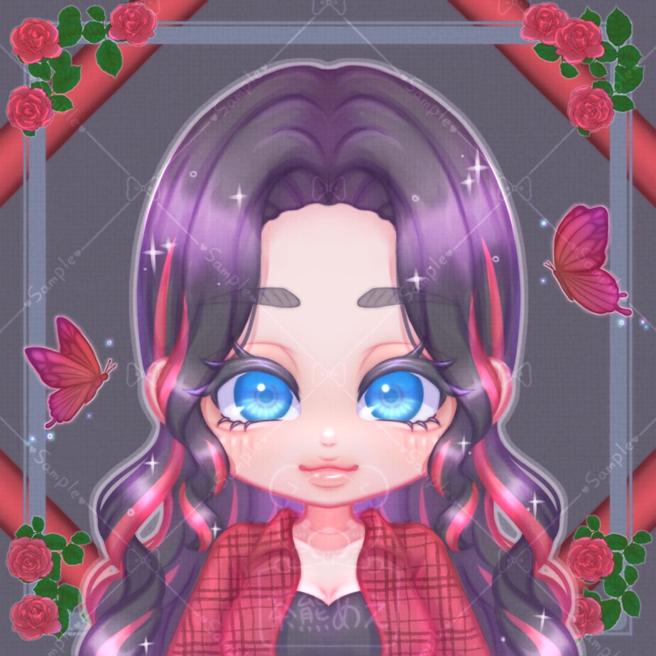 ちびキャラ風アイコンイラストを描きます 可愛いらしいSNSアイコンをお求めの方へ! イメージ1
