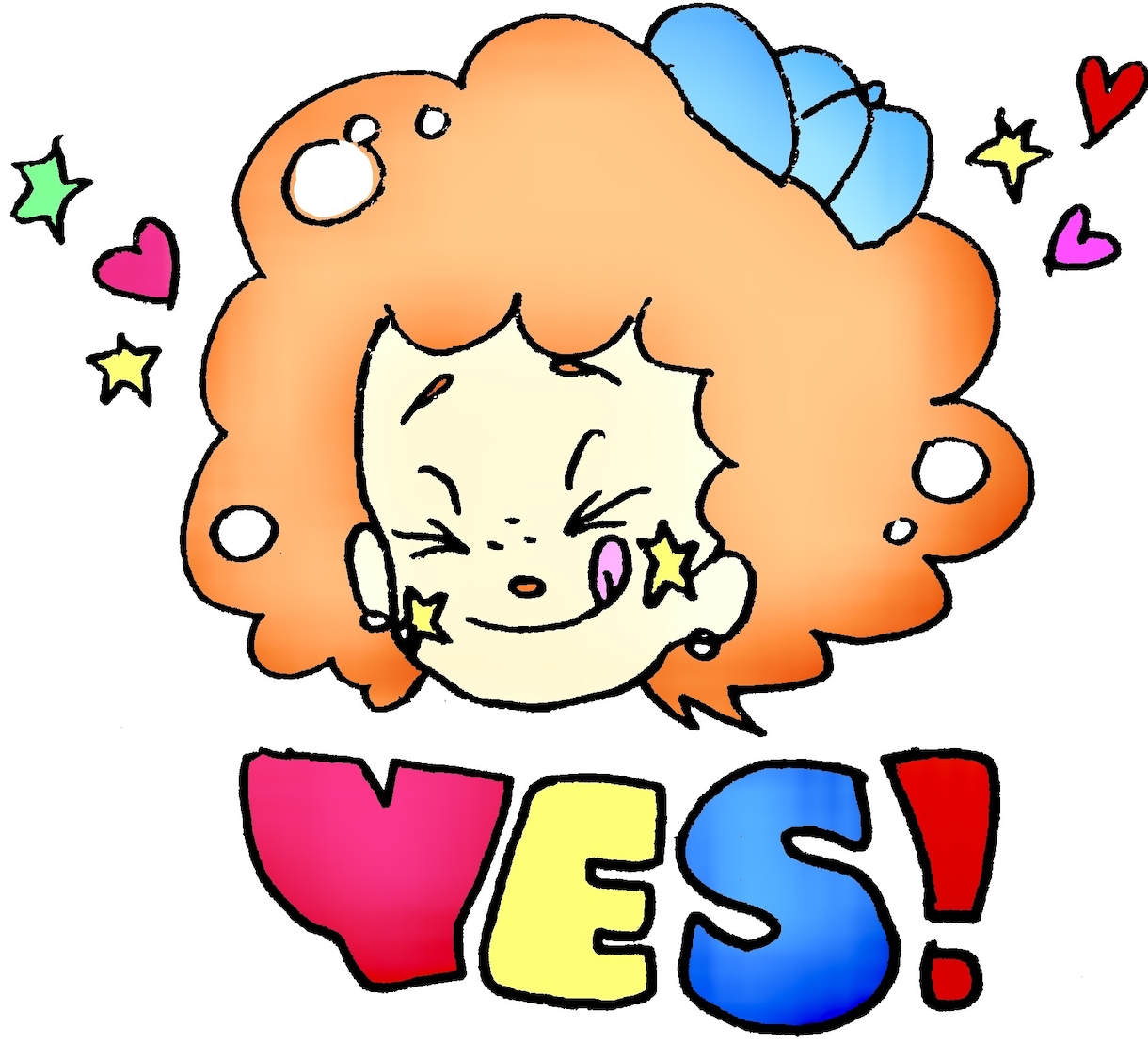 ポップで可愛いイラストを描きます ポップで明るく可愛い絵柄を描いています。 イメージ6