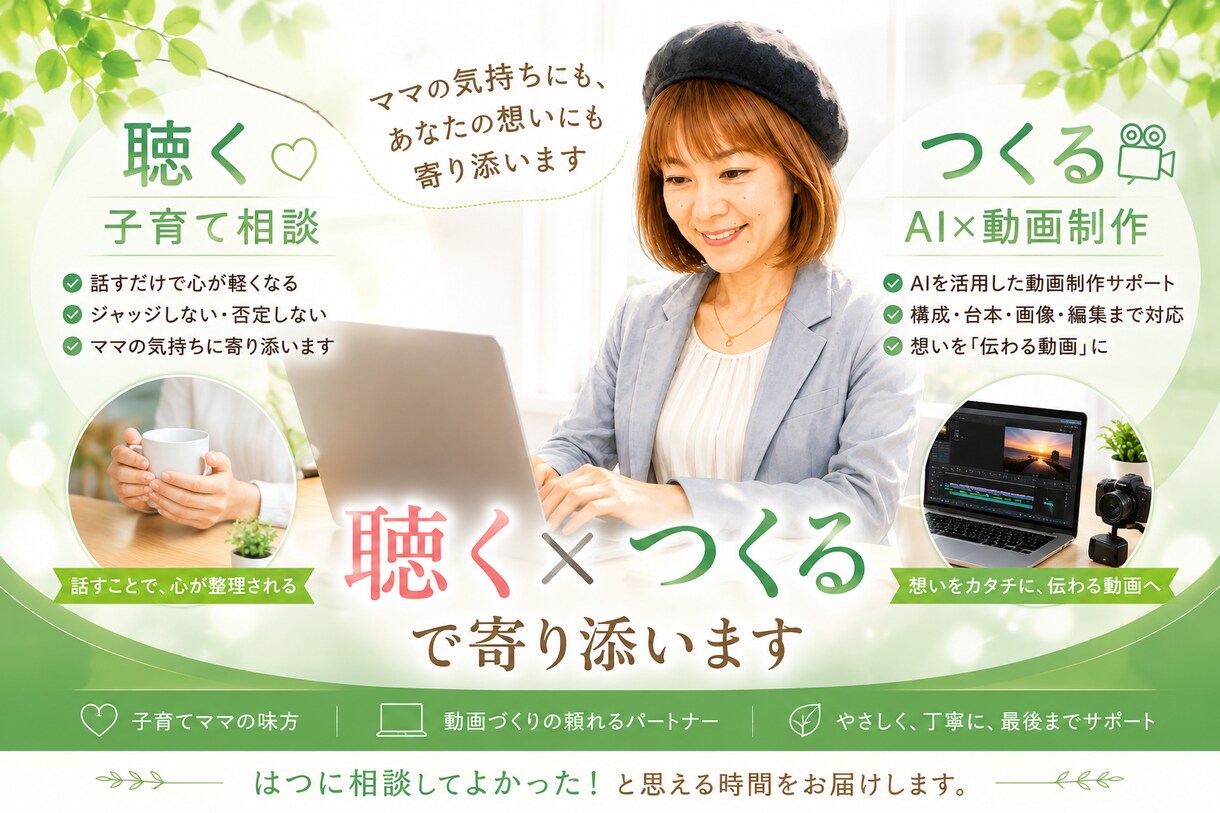 あなたの想いが動き出します 「伝えたい」を動画に。丁寧に制作いたします。 イメージ2