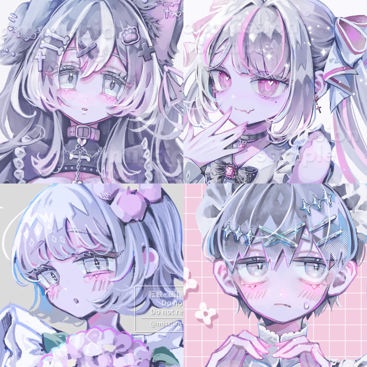 キラキラ透明感！かわいいアイコン描きます ✧ココナラ依頼がはじめての方もお気軽にご相談ください✧ イメージ1