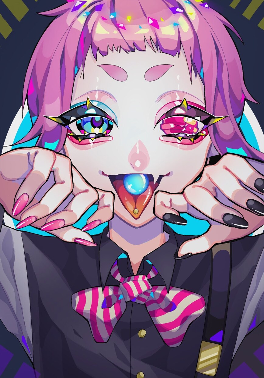 目に止まるポップでかっこいいアイコン描きます 彩度の高い引き込まれるようなアイコンをお描きします！ イメージ2