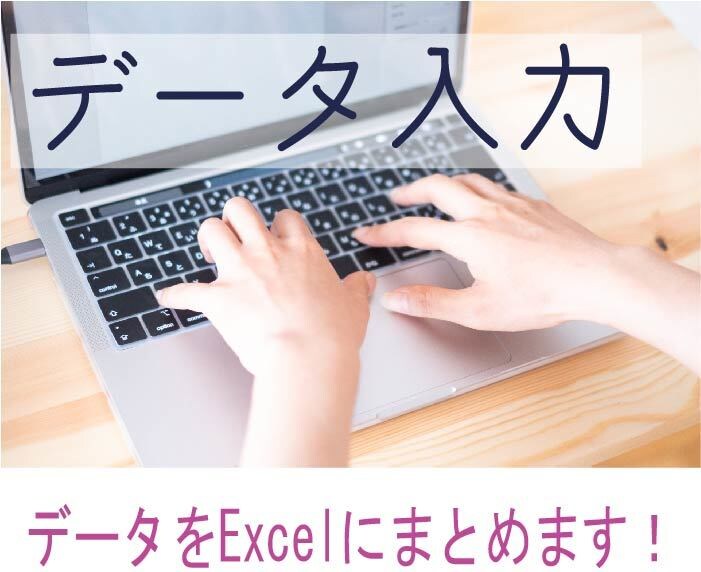 Excelデータ入力します 入力作業に時間がない方、こつこつと作業させていただきます！ イメージ1