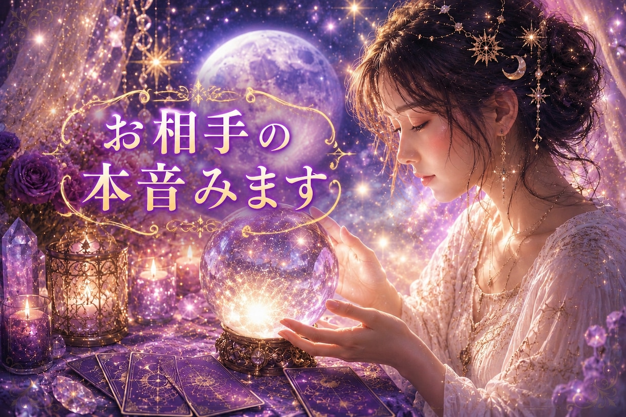 複雑恋愛☘️誰にも言えない恋✨お相手の本音みます お相手の本音を霊視とカードで深掘りします。 イメージ1
