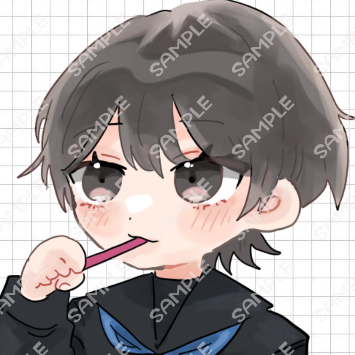 SNSアイコンにぴったり◎イラスト描きます 【修正何度でも】かわいい印象のイラストが好きな方へ！ イメージ5