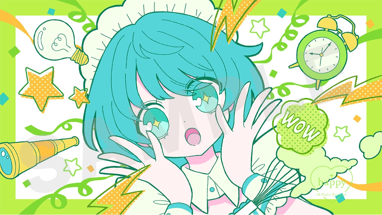 商用利用OK！ポップで可愛いイラストをお描きします 一枚絵、アイコン、ジャケット、MV、立ち絵などに！ イメージ9
