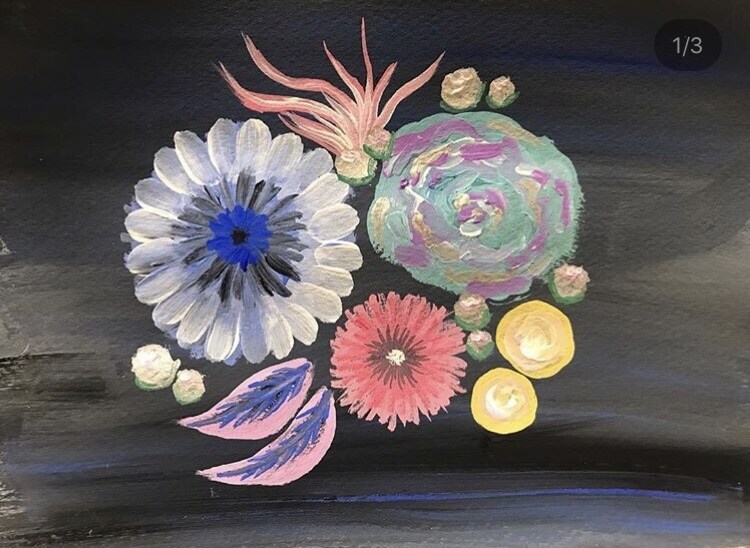お花の絵描きます 結婚式・お誕生日・プレゼント、お花の絵描きます！ イメージ9