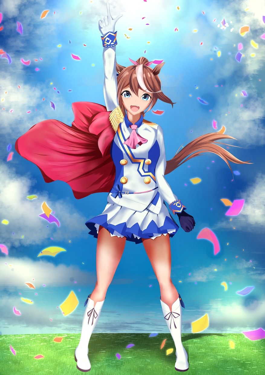 二次創作の美少女の一枚絵を描きます 駆け出しのため4000円で一枚絵を描きます イメージ8