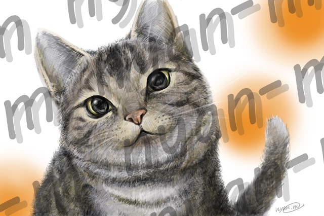 ペットの似顔絵作成します ディフォルメでもリアルでも！写真をもとに似顔絵を作ります。 イメージ5