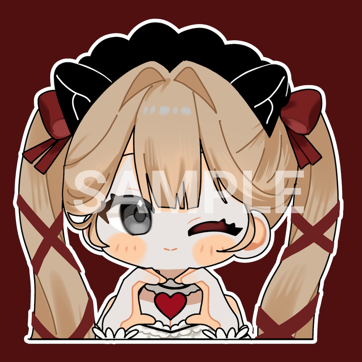 SNSのアイコン描かせていただきます ゆるいかわいいミニキャライラストいかがですか イメージ1