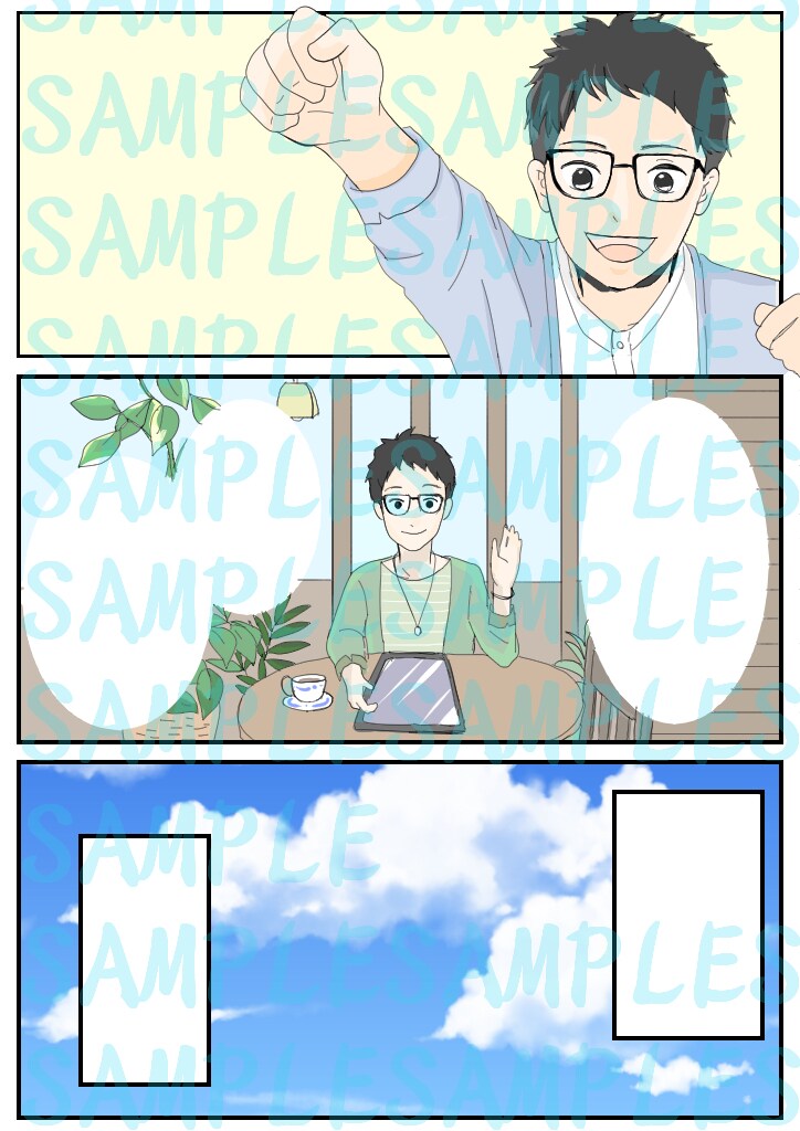 目を惹き、読まれる！魅力伝える広告漫画作成致します お好きな絵柄をポートフェリオからお選びください イメージ1
