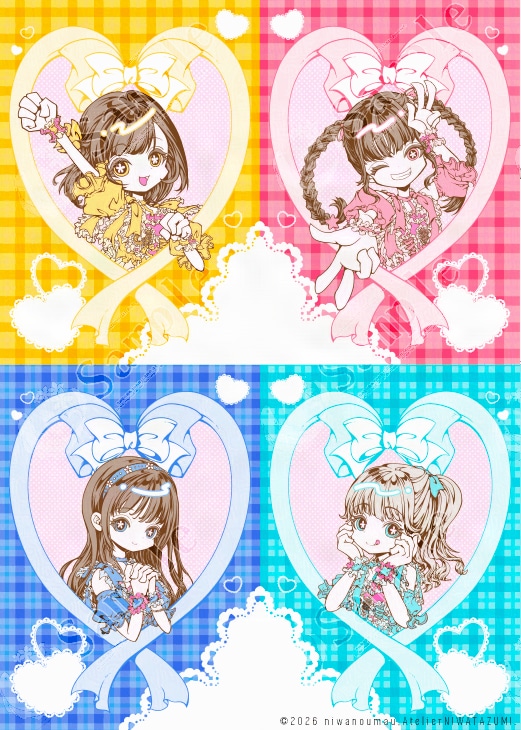 ポップでキュートなかわいい女の子イラスト描きます カートゥーン風がお好きな方にも！商用利用も可能です！ イメージ1