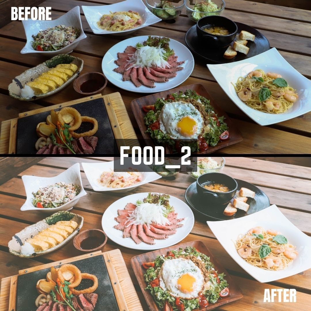 FOOD｜Lightroomプリセット販売します スマホで撮影した写真、ワンタッチで大変身！ イメージ5