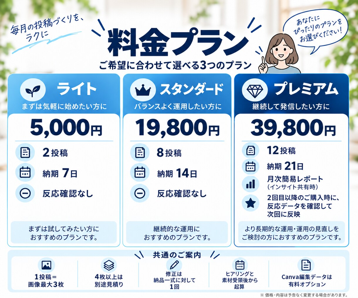 SNS運用を企画から投稿制作・改善まで支援します SNS投稿のお悩み、まとめて解決します イメージ10