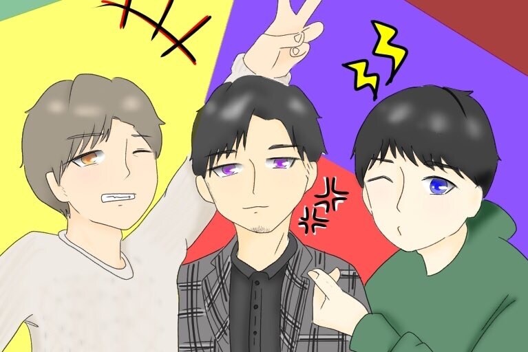 ポップなイラスト描きます 似顔絵・アイコン・ヘッダー・背景など！ イメージ3