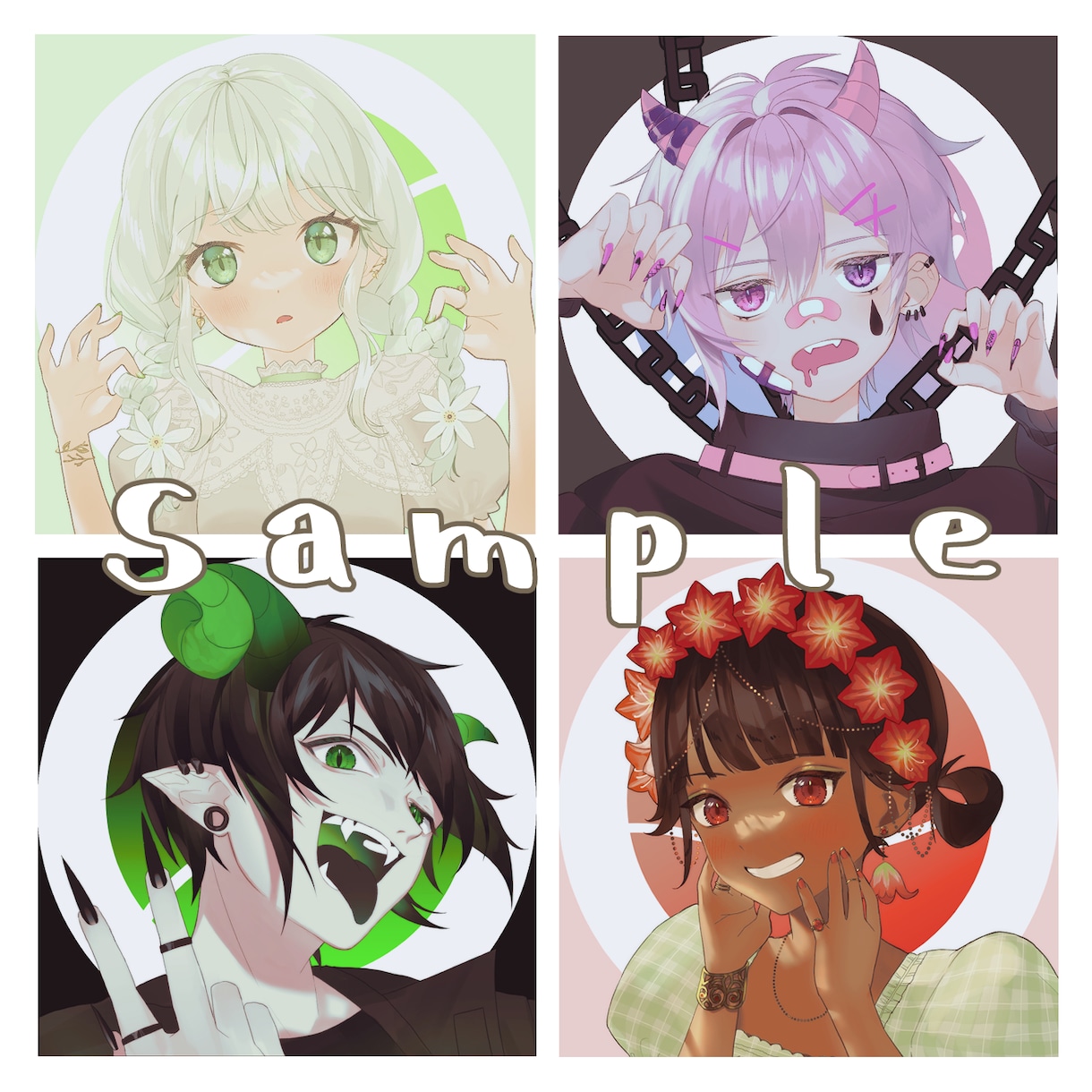 細部までこだわったアイコンイラスト承ります キャラクターの魅力をぎゅっと詰め込んだ１枚に！ イメージ2