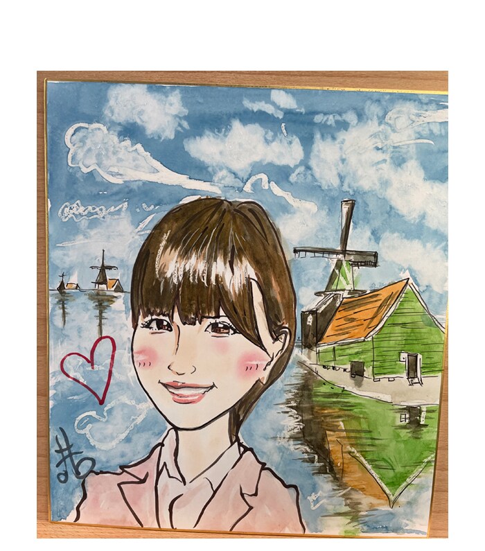 手描き似顔絵。推し活やペットとご一緒でも描きます あたたか似顔絵。この機会にお部屋の仲間にいかがですか？ イメージ1