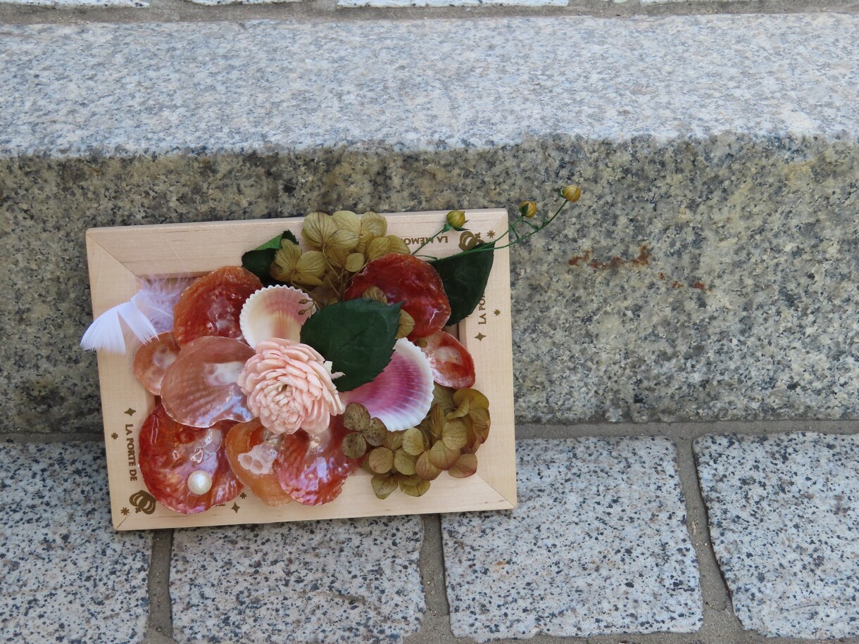 オーダーメイドの貝画を作成します オリジナルの手芸作品、貝画を作成いたします！ イメージ9
