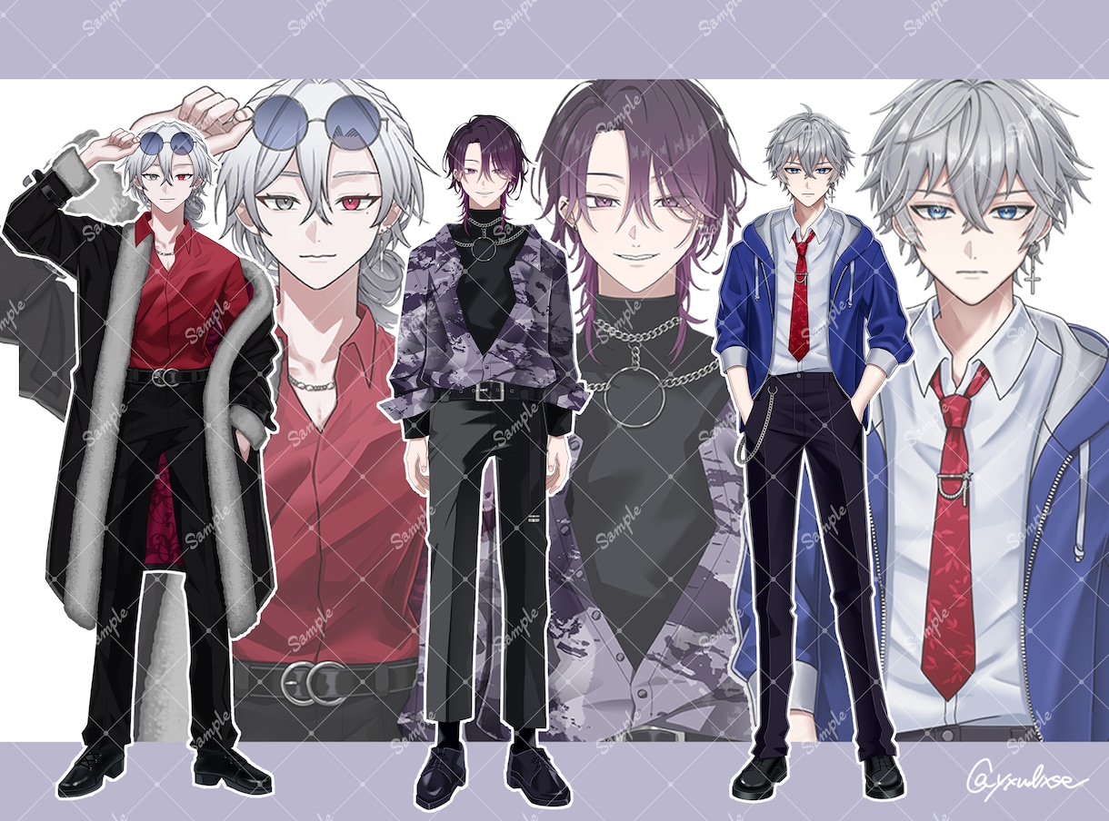 IRIAM対応！立ち絵、１からキャラデザできます ３～７日ほどで納品可能！２０体以上制作実績あります！ イメージ1