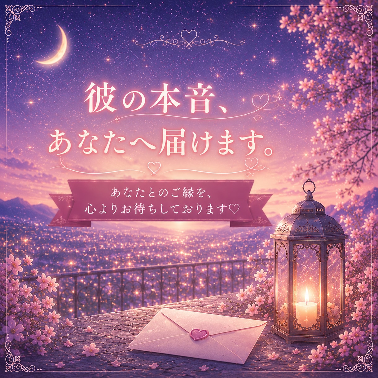 彼の本音♡気になりませんか？お手紙でお届けします 彼が言葉に出来なかった溢れ出す想い、そっと綴ってお渡しします イメージ9