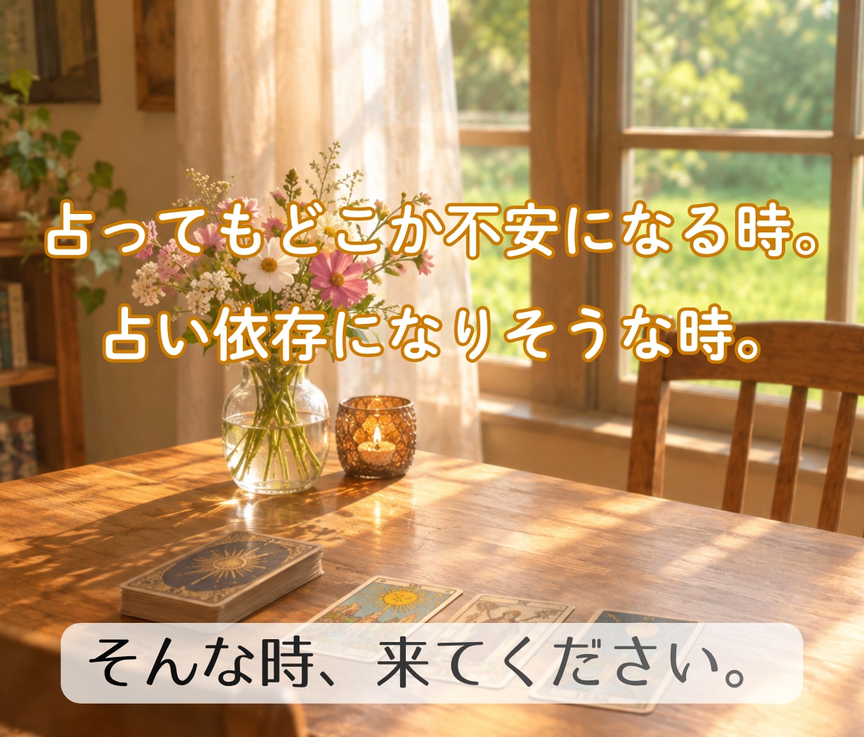 占いジプシーから抜け出すお手伝いをします 何度も占ってしまう、占い結果にモヤモヤしてしまう方へ イメージ1