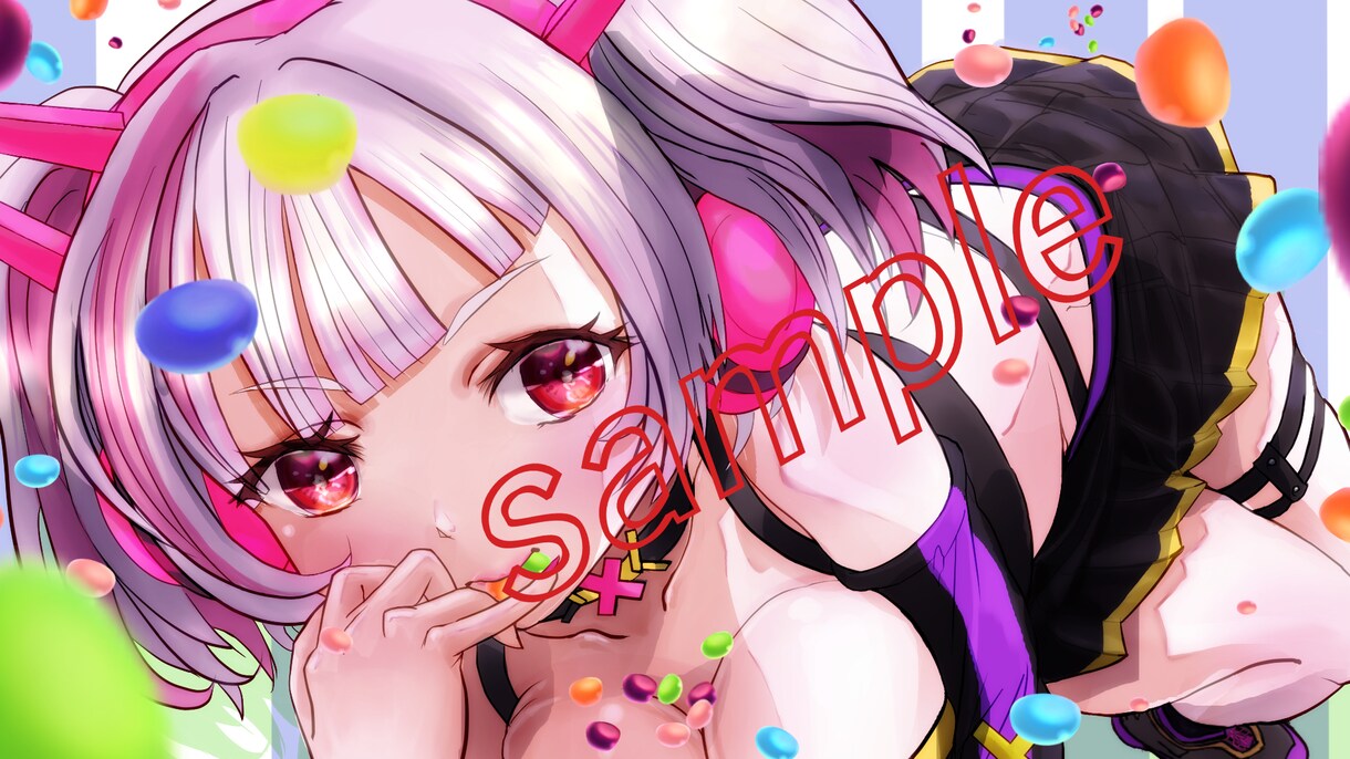 イラスト全般お描きします SNSやブログのヘッダー、動画用の1枚絵、立ち絵等に！ イメージ6