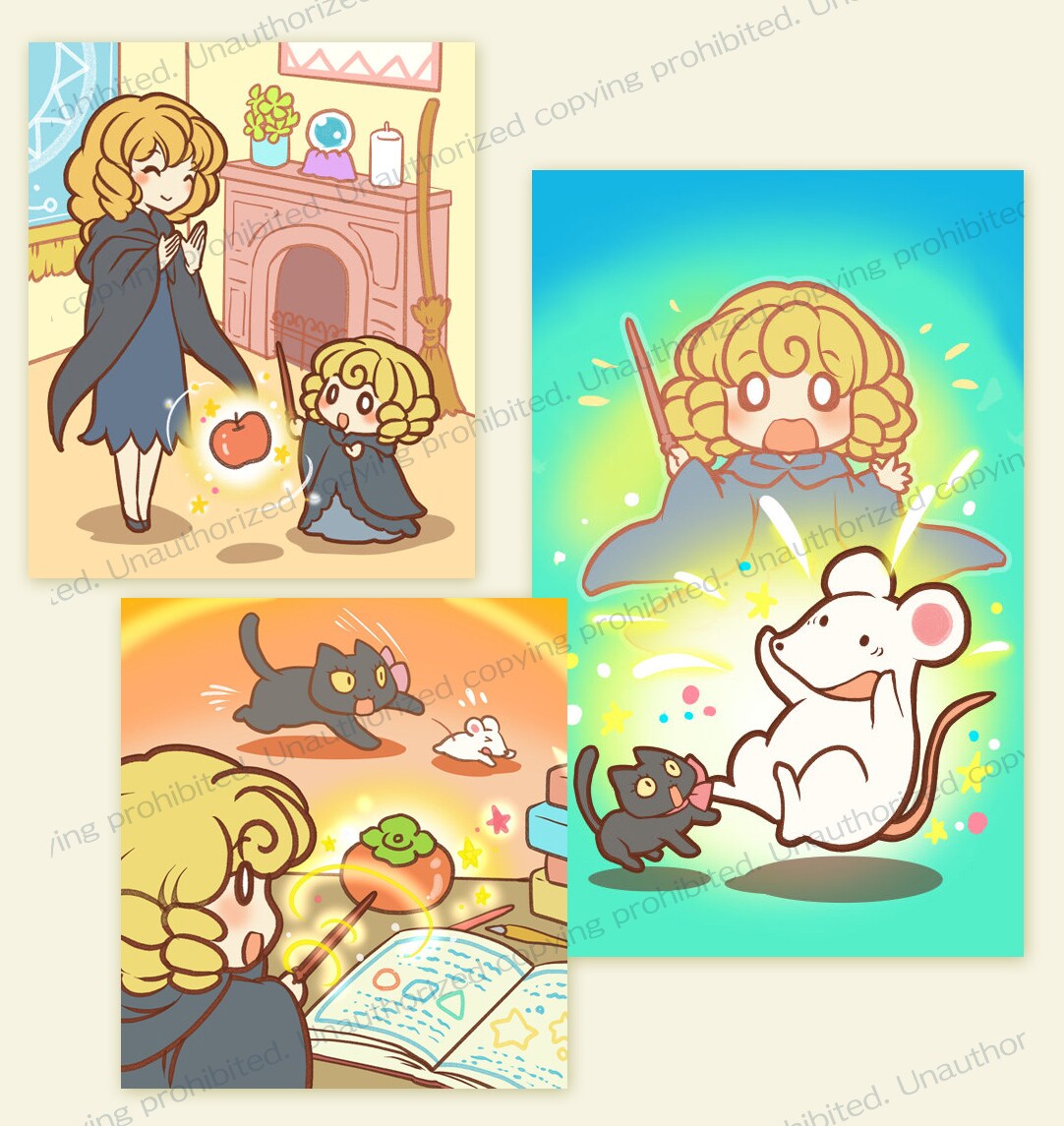 絵本タッチのふんわりイラスト描きます オリジナル絵本や挿絵、カットなどに イメージ3