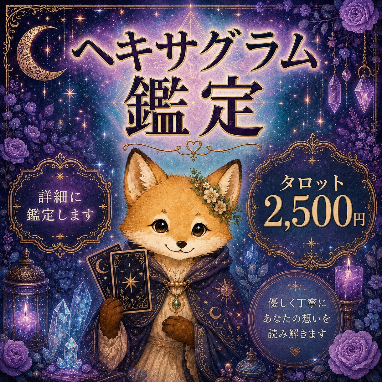 あなたの状況に寄り添ったリーディングをします ヘキサグラムスプレッドじっくり詳細リーディング|PDF鑑定書 イメージ1
