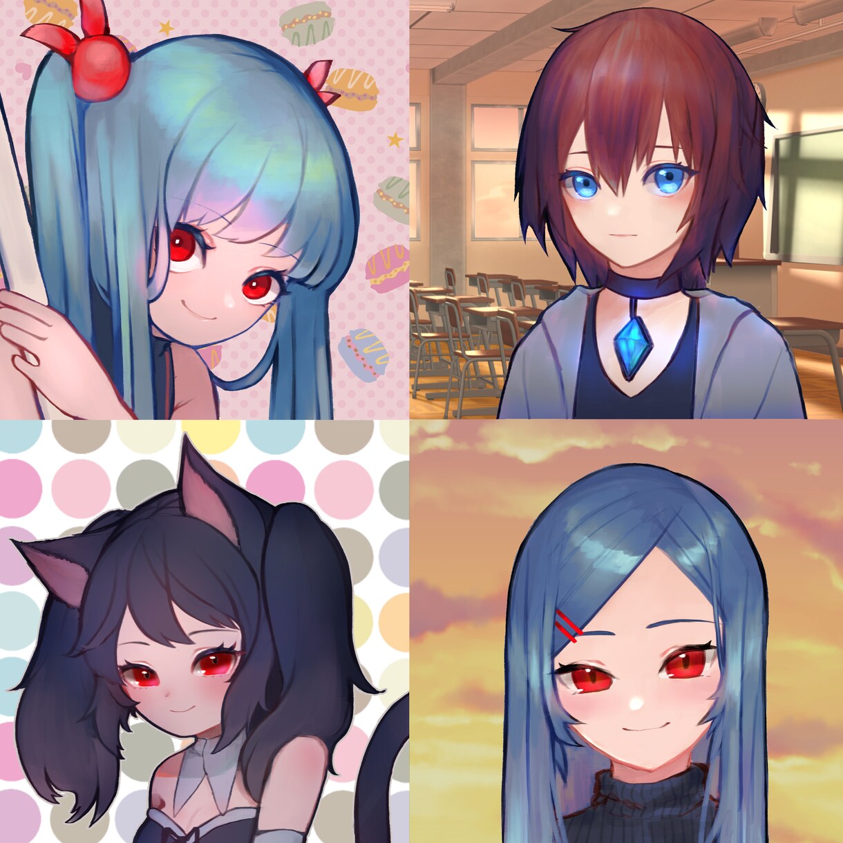 あなただけのSNSアイコンイラスト★制作いたします あなただけの「顔（アイコン）」が必要な方へ♪ イメージ3