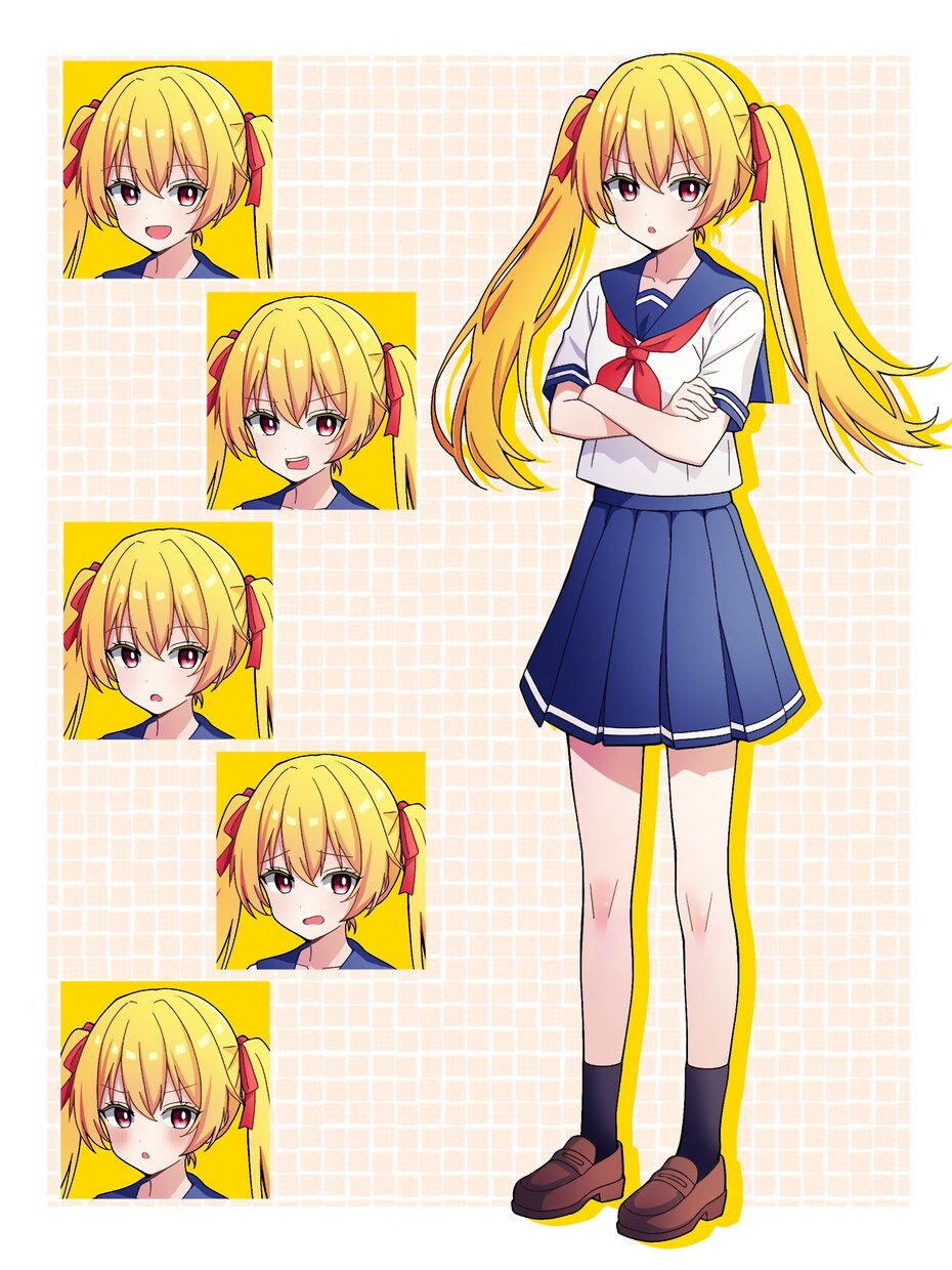 金髪ツインテール女子高生の立ち絵販売します ゲーム制作や動画制作、TRPGの立ち絵にどうぞ イメージ1