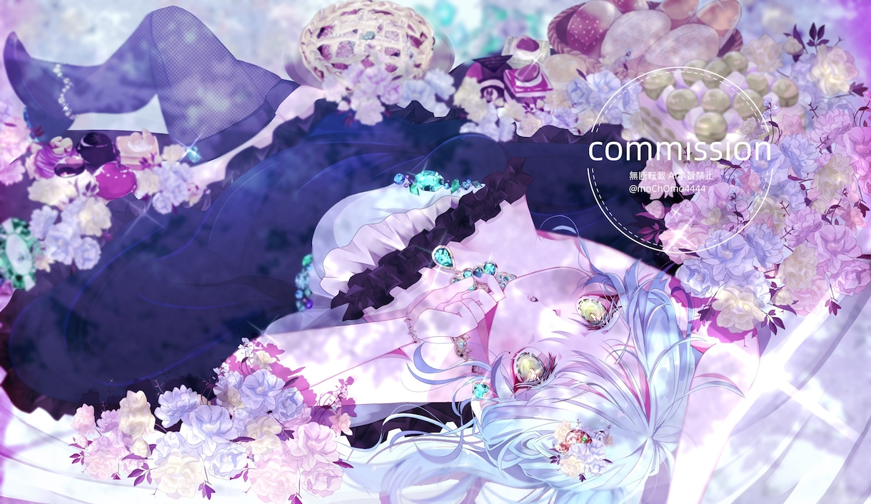 幻想的な雰囲気☆。.:＊・゜描きます ミニサイズから等身まで！！ご要望に最大限寄り添います イメージ1