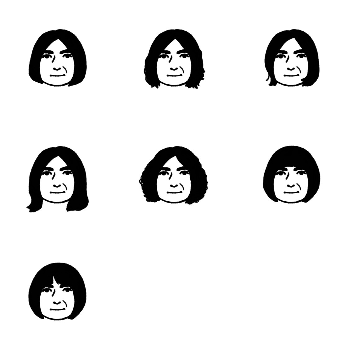 程よくデフォルメした似顔絵を描きます シンプルだけどしっかり特徴をとらえた似顔絵はいかがですか？ イメージ3