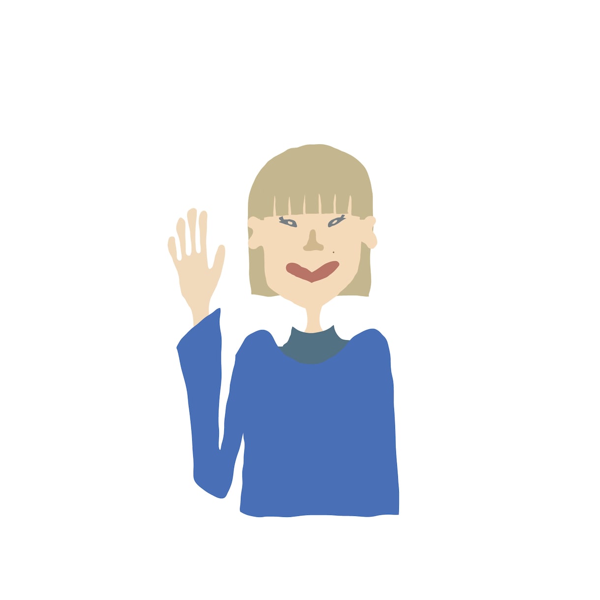 簡単な似顔絵を作成します フリー素材みたいにかんたんな似顔絵いかがでしょうか! イメージ1