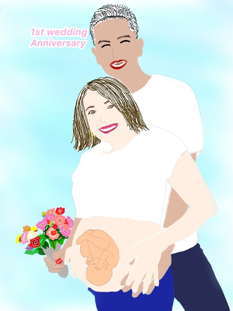 イラスト作成します ご家族、ご友人との大切な写真、車などイラストにします イメージ1