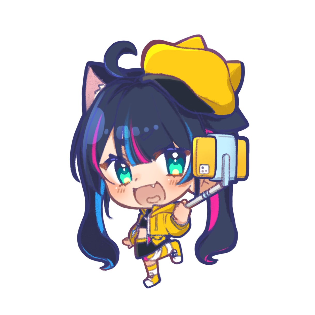 ぷにっと可愛い♡“推したくなる”ミニキャラ描きます SNSや配信を彩る、親しみやすい可愛いミニキャラをお届け！！ イメージ2