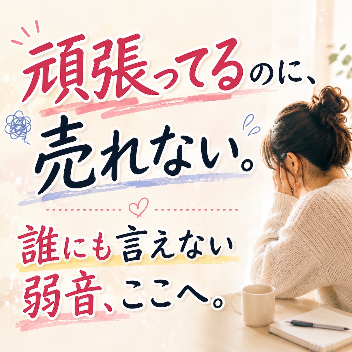 副業・フリーランスの不安や愚痴を2週間受け止めます 頭の中のモヤモヤ言葉にして外へ。気兼ねなく吐き出せる場所です イメージ1