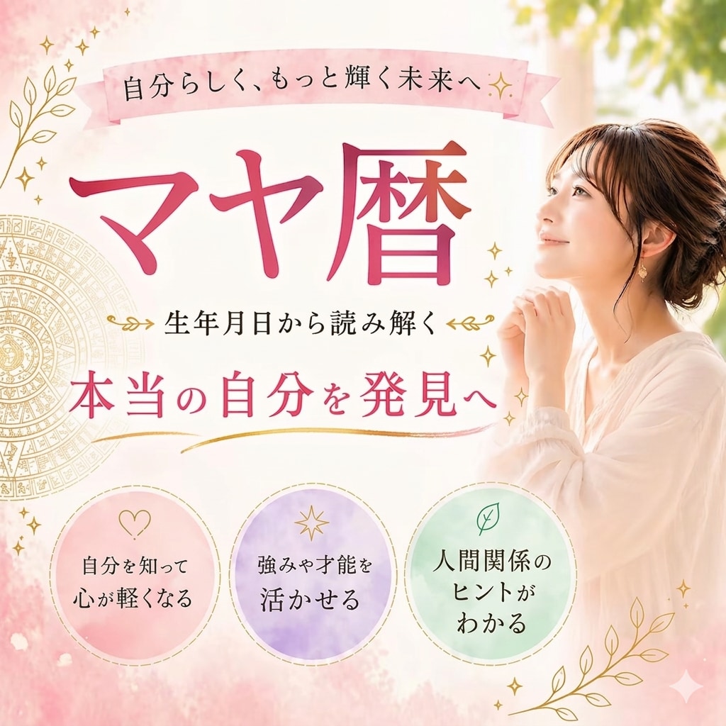 マヤ暦⭐︎あなたの本質と使命を読み解きます 未来を変えるのは“自分を知ること”から イメージ1
