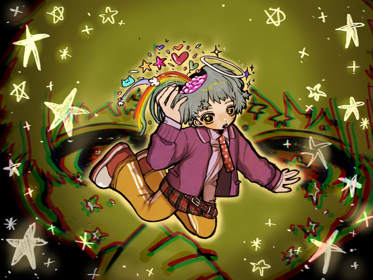 SNSアイコンやサムネイルイラストを制作いたします 温かくレトロ感のある目を引くイラストに仕上げます！ イメージ7