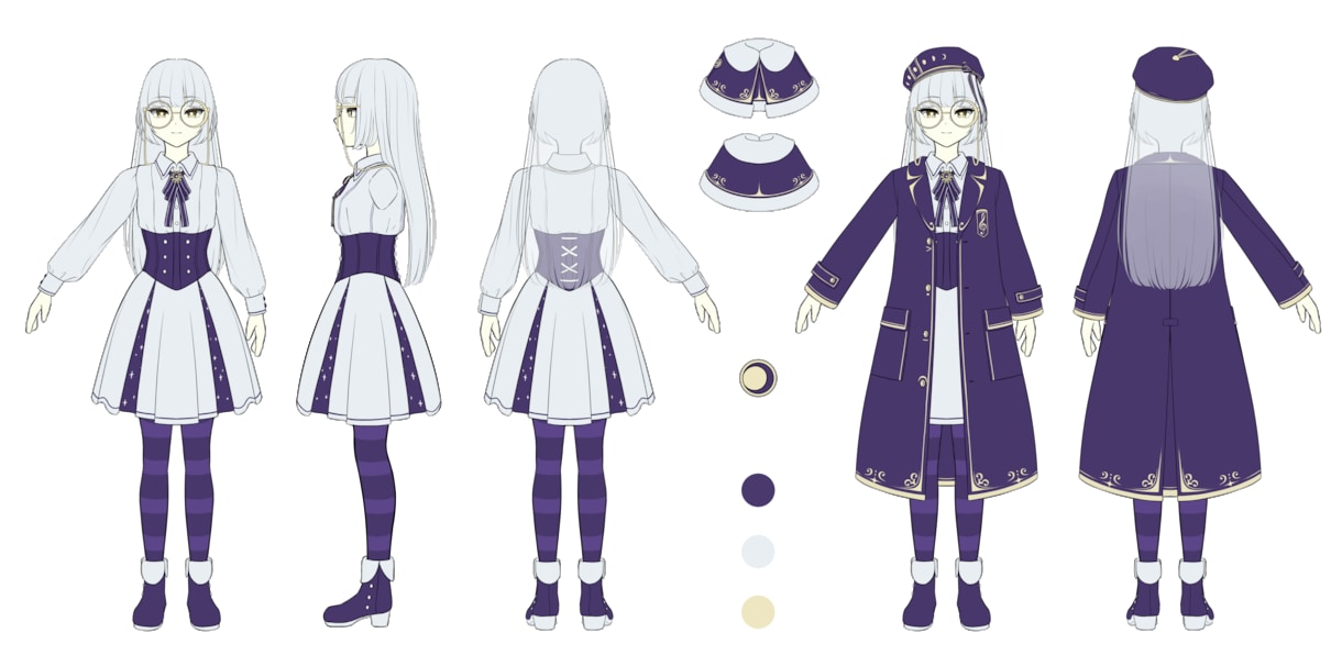 TRPG、ゲーム、Vtuber用の立ち絵を描きます オリジナリティ溢れるキャラクターを制作いたします イメージ3