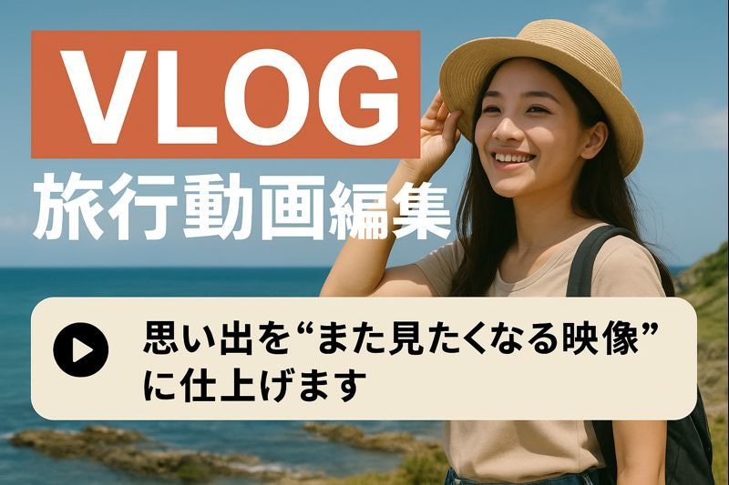 Vlogや旅行動画など編集承ります あの時の思い出を動画にしよう！ イメージ1