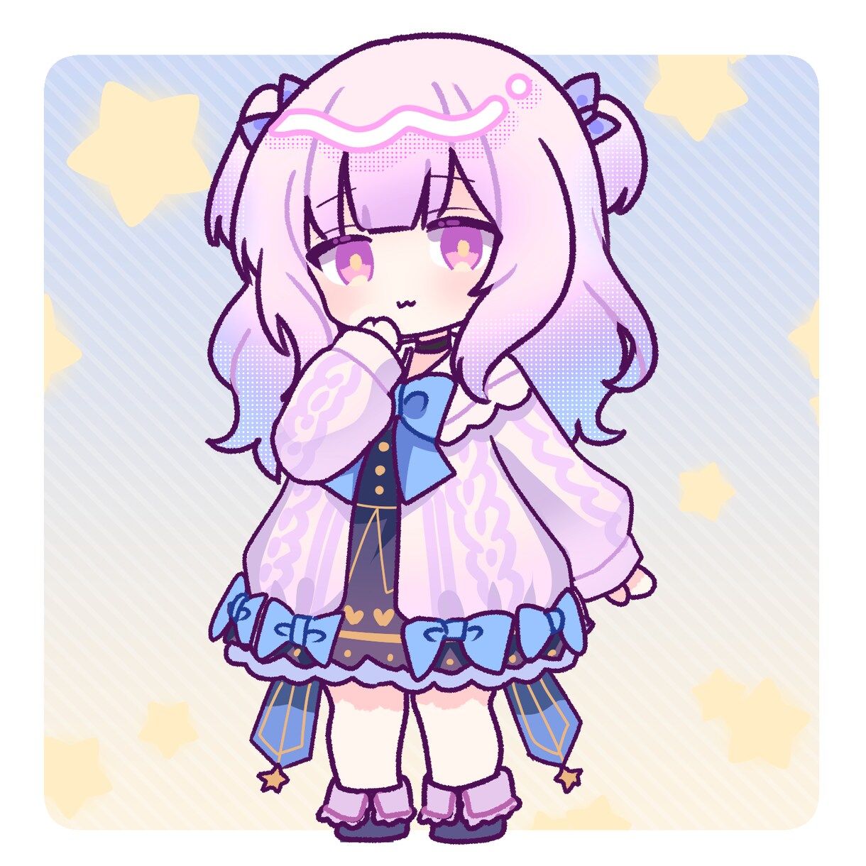 Vtuber用、IRIAM用立ち絵制作します 透明感があるイラストをお届けします イメージ6