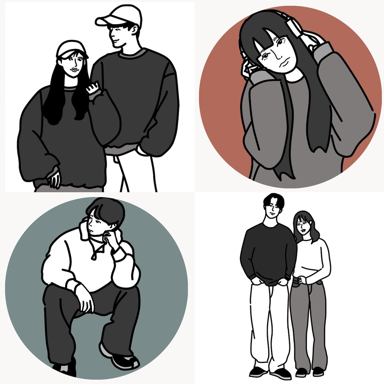 シンプルで目を引くイラスト描きます 使用用途に合わせてデザインします！ イメージ1