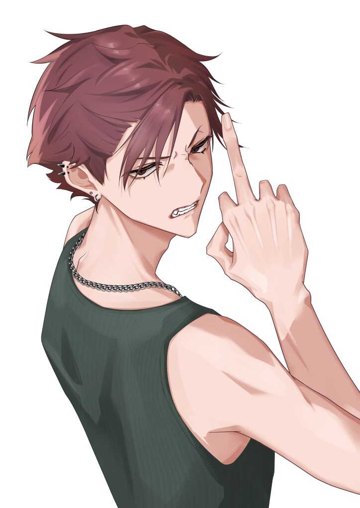 配信・SNS用アイコンイラスト制作します ご相談だけでも◎商用OK！色気のある男性キャラが得意です イメージ7