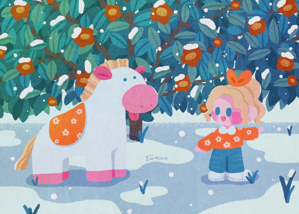 絵本のような個性的な一枚絵を描きます 様々な用途に！ゆるデフォルメでシンプル〜背景込など対応！ イメージ1
