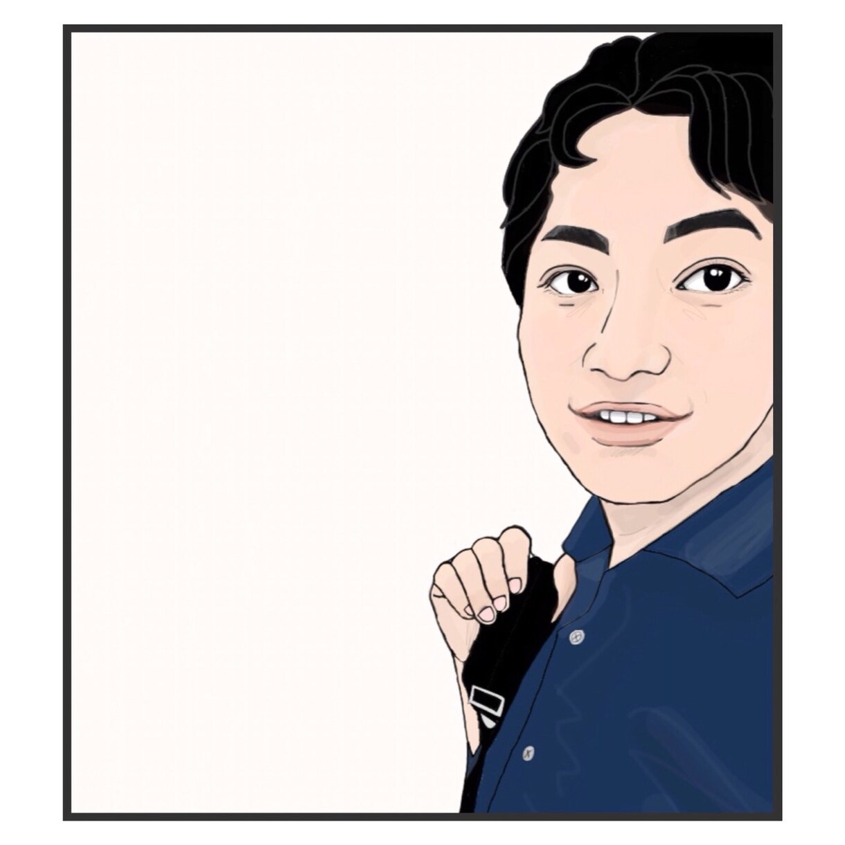 お写真を元に♫そっくりなプロフィール画像描きます □目を引くプロフィール画像誠心誠意お描きします！ イメージ4